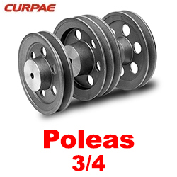 Poleas 3/4